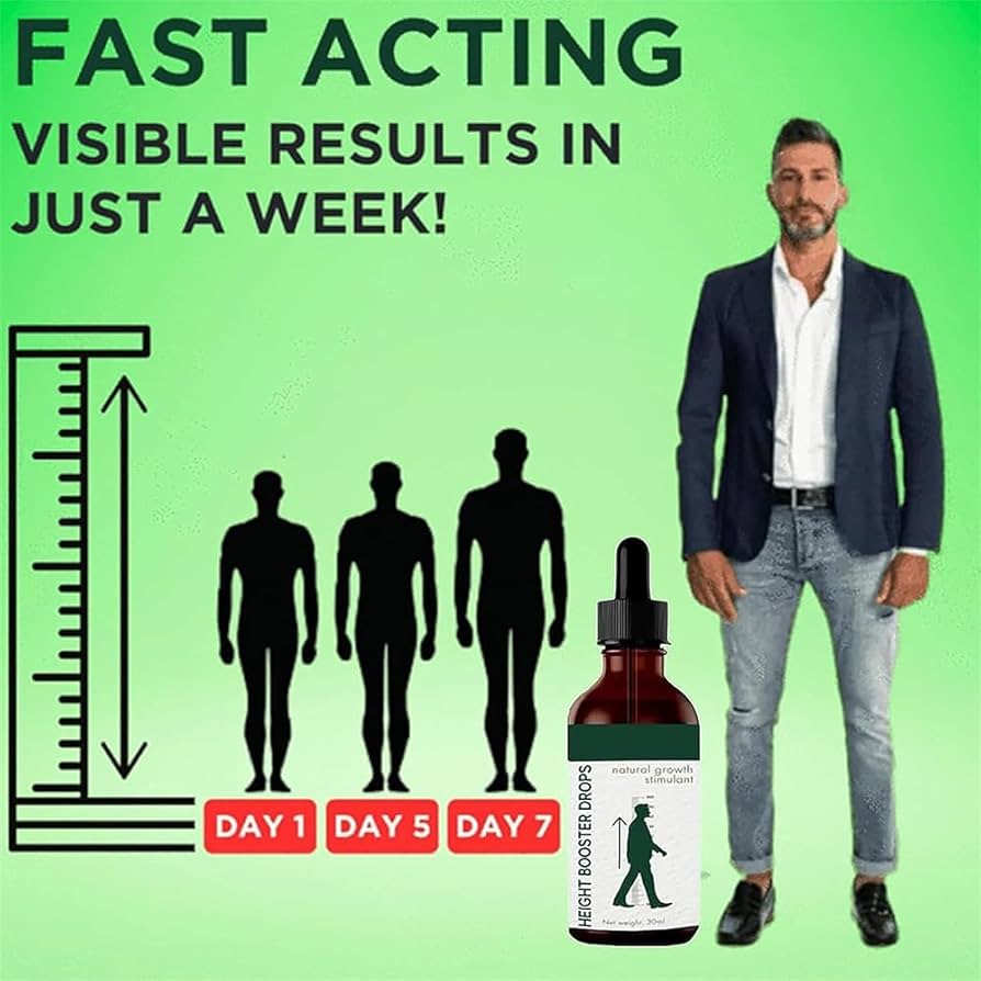 Height Booster Drops 30ml 👉 Buy 1 Get 1 Free 🎁